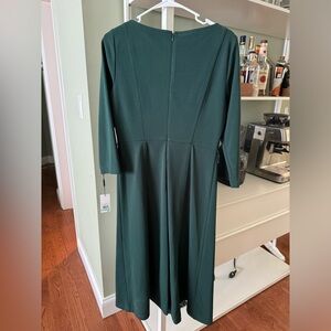 Dark green Calvin Klein long sleeve dress